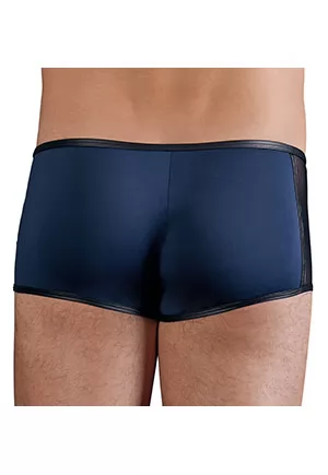 Boxer bleu à ouverture pour homme