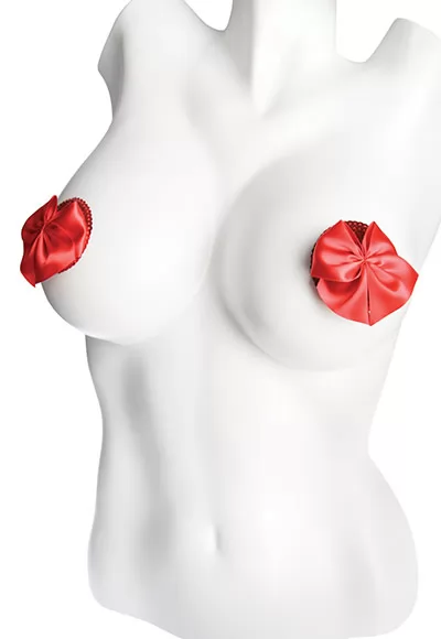 Cache tétons pasties cadeau rouge