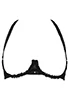 Capeline Soutien gorge ouvert et String