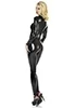 Combinaison vinyl noir Sweety Cat suit