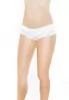 Culotte dentelle et microfibre blanche