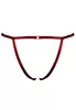 Culotte ouverte Frame Bondage Rouge