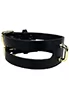 Cut out Choker Cuir Noir