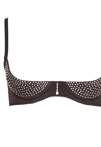 Lingerie classe ouverte strass bijou 3p