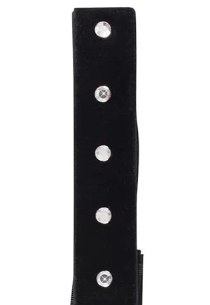 Ras de cou velours noir strass scintillants