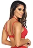 Soutien gorge dentelle rouge