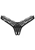 String ouvert noir Arrowel