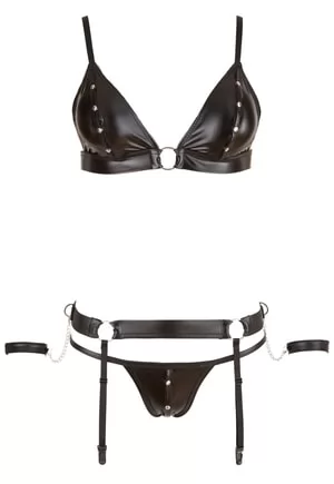 Lingerie ouverte bondage 3p