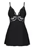 Babydoll dentelle string Noir 810