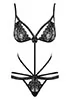 Body dentelle Wonderia Noir