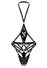 Body ouvert vinyl noir Keira Lise