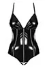 Body ouvert wetlook Stormea Noir