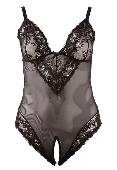 Body sexy noir grande taille