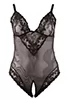Body sexy noir grande taille