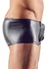 Boxer wetlook deux zips pour homme