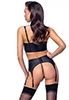 Bustier sexy lingerie strass 3p