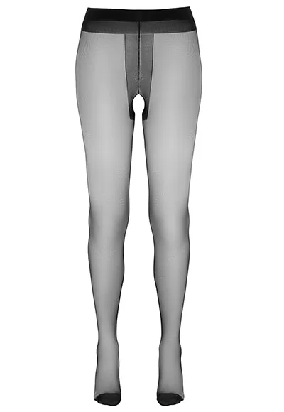 Collant ouvert noir sexy