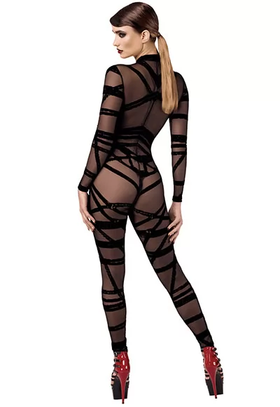 Combinaison sexy zip Bondesque