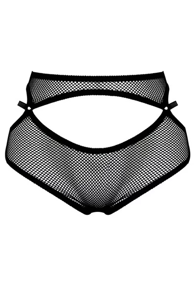 Culotte taille haute coquine jet Black