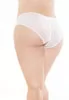 Culotte transparente ouverte Voile blanc