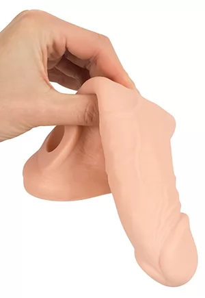 Gaine réaliste avec ouverture pour testicules