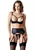 Lingerie redresse seins effet cuir noir