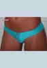 Maillot shorty sexy bleu turquoise Bahamas lycra 2pièces