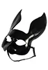 Masque Bunny en Cuir Noir
