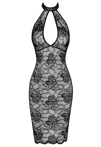 Nocturne robe midi dentelle