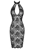 Nocturne robe midi dentelle