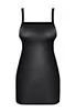 Nuisette wetlook Leatheria Noir