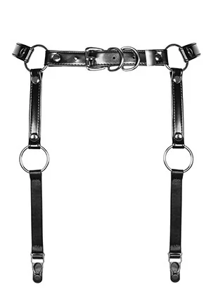 Porte jarretelles bondage noir A741