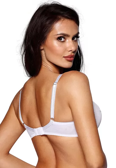 Soutien gorge blanc souple à armatures