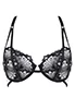 Soutien gorge Corbeille noir Hotel Desire Clandestine