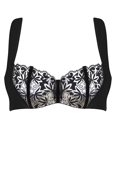 Soutien gorge corbeille noir Tango