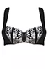 Soutien gorge corbeille noir Tango