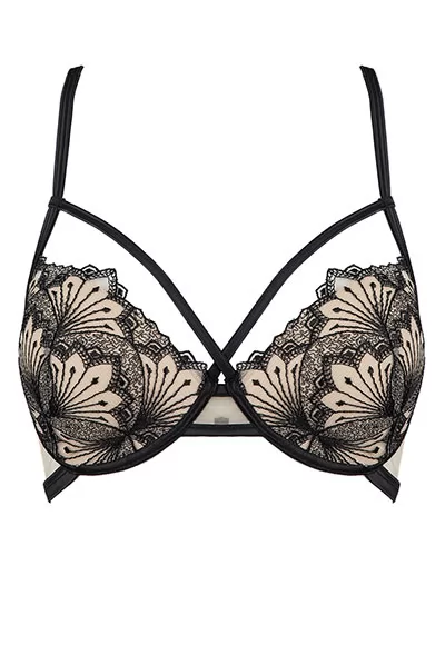 Soutien gorge Push up noir Hotel Desire Clandestine