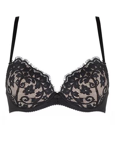 Soutien gorge Push up noir Rivoli