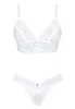 Soutien gorge et String Heavenlly blanc