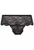 Tanga dentelle noir et or