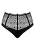 Tanga taille haute Sharlotte noir