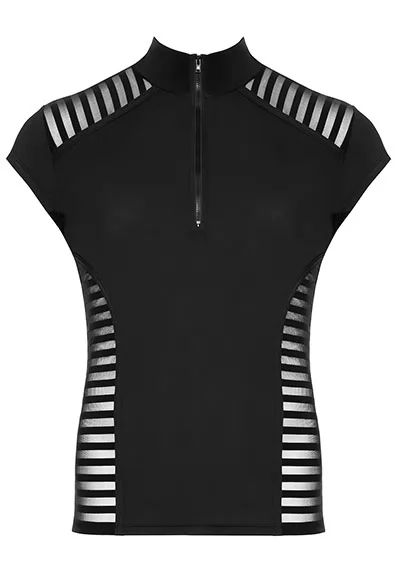 Tee shirt rayures transparentes pour homme