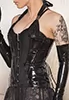 Turbulence corset vinyle noir