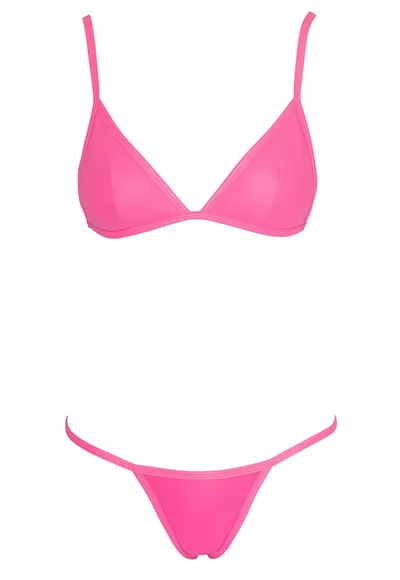 Bikini rose neon