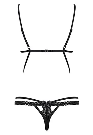 Body dentelle Wonderia Noir