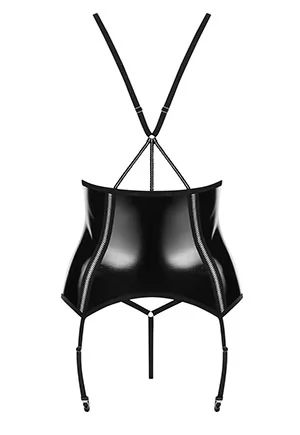 Body ouvert wetlook Stormea Noir