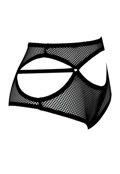 Culotte taille haute coquine jet Black