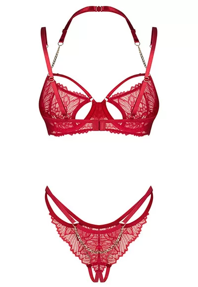 Matildea soutien gorge et string ouvert