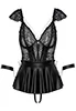 Mini babydoll fetish et string