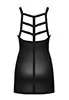 Nuisette wetlook Leatheria Noir